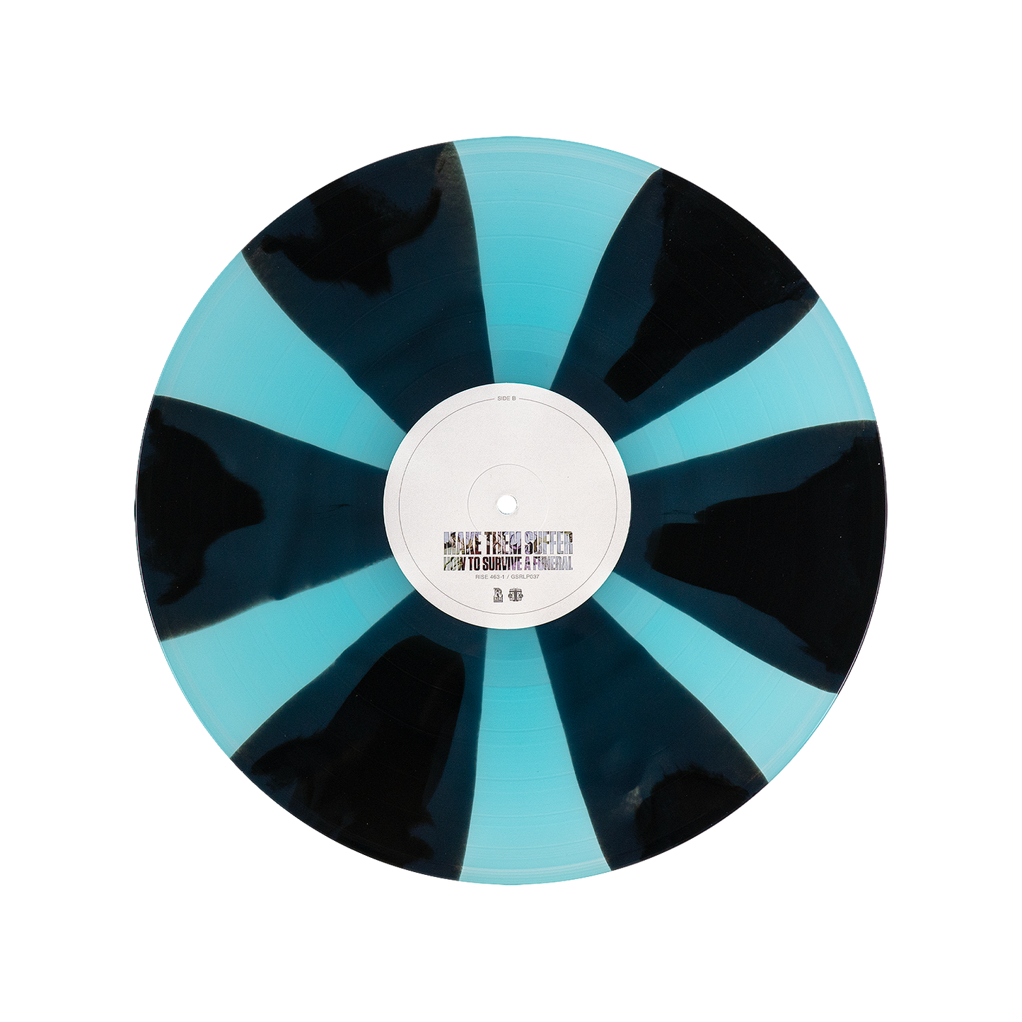"How To Survive A Funeral" Black/Blue LP